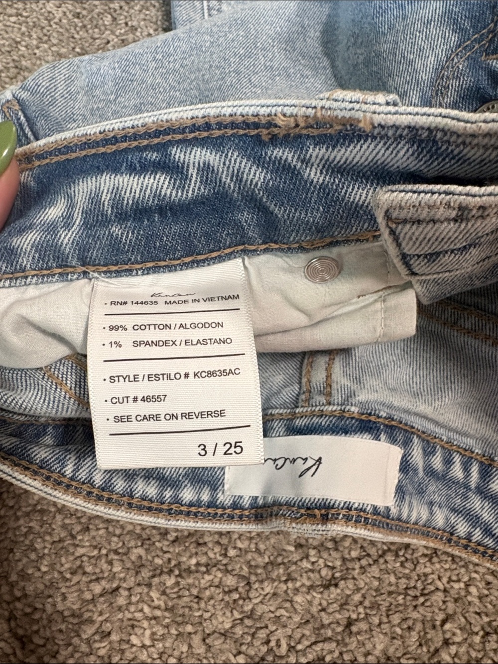 KanCan Light Wash Cropped Wide Leg Jeans - Picture 2 of 6